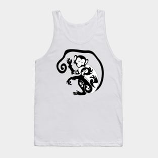 tribal monkey Tank Top